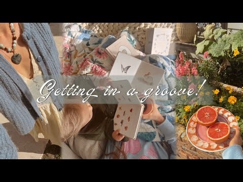 January days...🫖 tidying, harvesting, crafting, & creating healthy habits!