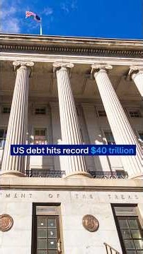 US debt hits record $40 trillion | DW News
