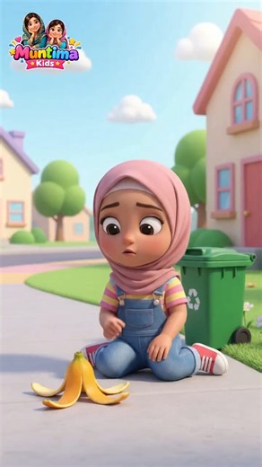 Fatima Slipped on a Malta Peel! | Kids Rhyme #shorts