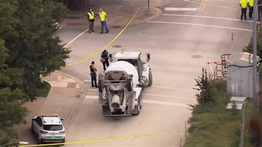 Woman, 71, struck and killed by concrete truck driver while crossing at 4-way stop in Oak Park
