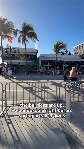 Fort Lauderdale is getting ready for spring break, they put up the barriers along the road on Fort Lauderdale beach and the rules are posted everywhere lol. This is right before all the crowds come in. Have fun, stay safe y’all 💯 Follow @thebrowardscene for more things to do, events, & restaurants in Fort Lauderdale 🌴 #fortlauderdale #ftlauderdale #fortlauderdalebeach | The Broward Scene