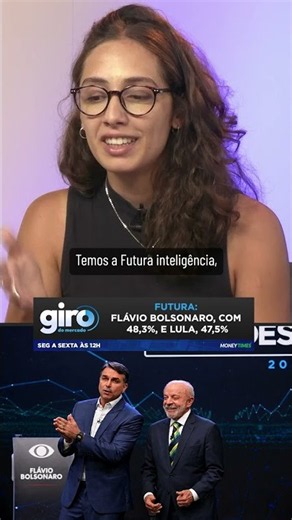 Futura: Flávio Bolsonaro, com 48,3%, e Lula, 47,5%