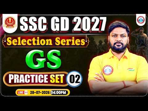SSC GD GS 2027 | GK GS Practice Set 02 | SSC GD GS Important Questions | GS By Vikash Sir