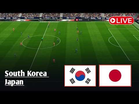 LIVE: South Korea vs Japan Women | AFC Women's Asian Cup 2026 | Watch efootball Gameplay