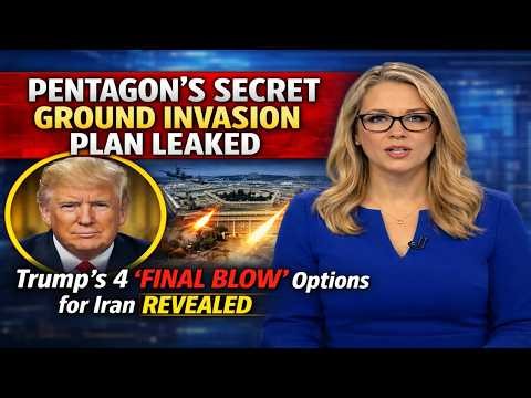 "PENTAGON'S SECRET GROUND INVASION PLAN LEAKED — Trump's 4 'FINAL BLOW' Options for Iran REVEALED"