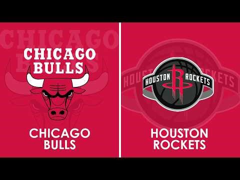 Chicago Bulls vs Houston Rockets NBA Live Scoreboard