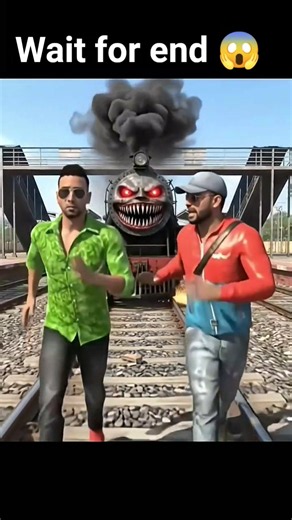Jack Ke Pichhe Ghost Train 🚂😭 Indian bike driving 3D #shorts