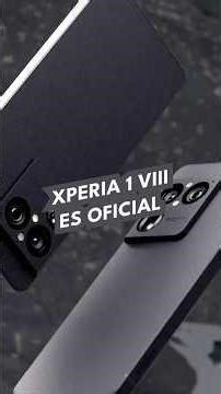 Sony Xperia 1 VIII es oficial