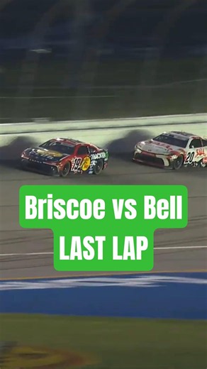 Teammates battle on Chicagoland's final lap 👀