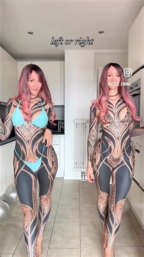 Check Out Beautiful Tattoo Model: @eule_emma_