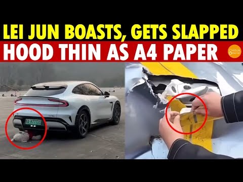 Lei Jun Boasts About Xiaomi EV’s Collision-Avoidance Feature, Then Gets Slapped: Hood Thin as Paper