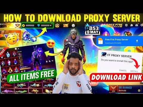 HOW TO DOWNLOAD PROXY SERVER IN FREE FIRE, HOW TO USE PROXY SERVER IN FREE FIRE, VIP PROXY SERVER