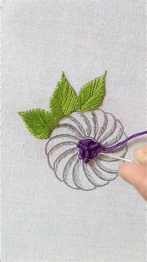 Small Center Design #embroidery #art #music #trending