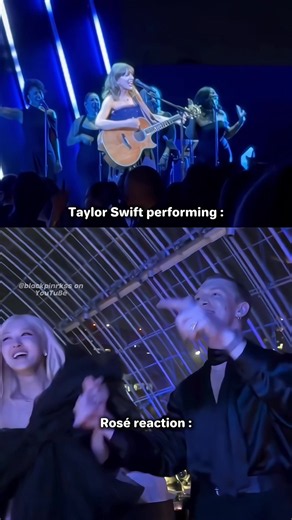 Rosé and Connor Storrie dancing to Taylor Swift Blank Space at Academy Museum Gala