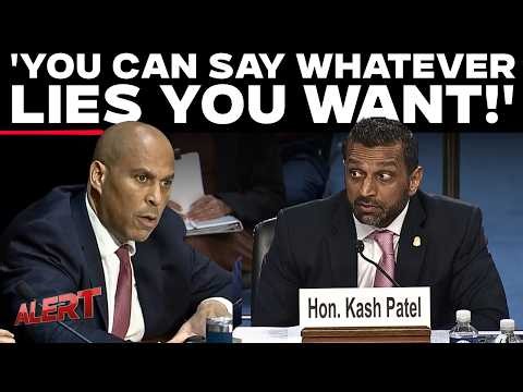 Kash Patel vs Cory Booker LIVE: ‘You’re an Embarrassment!’ Senator Grills FBI Chief in Fiery Clash