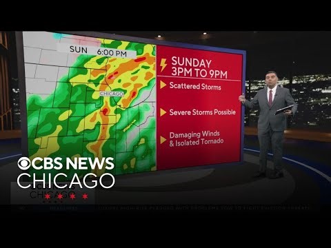 Chicago weather: colder with flurries Saturday; severe storms possible Sunday