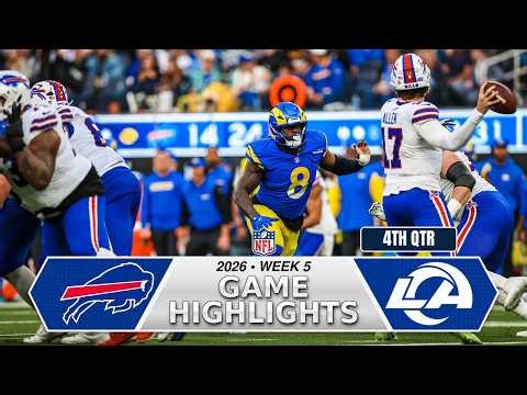 Los Angeles Rams vs Buffalo Bills MNF Game Highlights 4th-Qtr | Oct 12, 2026 NFL Week 5