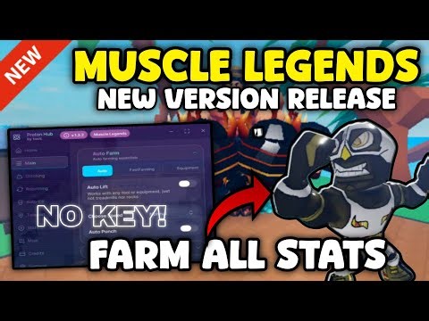 💪Muscle Legends Script Pastebin **NO KEY** Fast Training Evolution | AutoFarm, AutoBrawl Kill OP👊