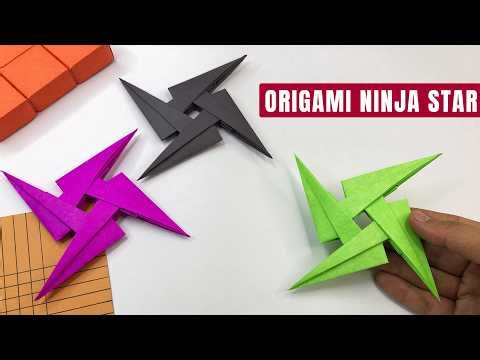 How to Make the Easiest Origami Ninja Star | Paper Craft for Beginners