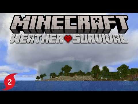 Minecraft: Hardcore Weather Survival: Ep 2 - Hunt for Materials