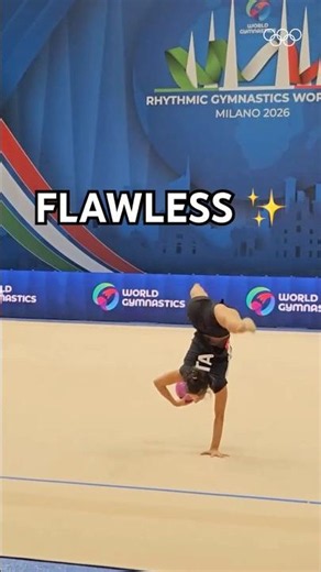 absolute perfection in practice for the FIG Rhythmic Gymnastic World Cup Milano 2026 🤩✨