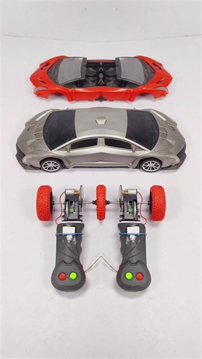 Remote wali car Powered by DC motor / Remote control car / Remote car / RC car with DC motor