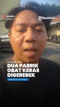 2 Pabrik Obat Keras di Sukoharjo Digerebek Polda Metro, Omzetnya Rp 3 Miliar Per Hari