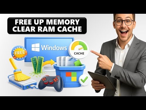 How to CLEAR RAM CACHE in WINDOWS using FREE MICROSOFT UTILITY