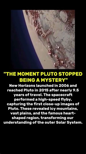 🌌THE MOMENT PLUTO STOPPED BEING A MYSTERY #shorts #space #universe #astrophysics #astronomy