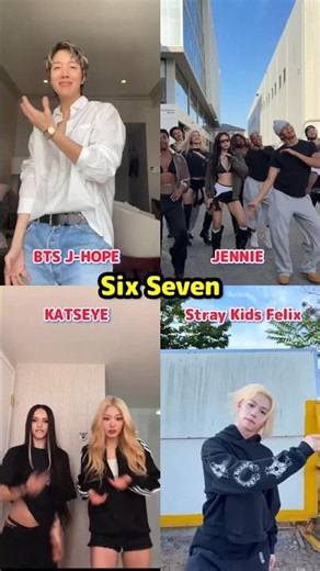 BTS J-HOPE / JENNIE / STRAY KIDS FELIX / KATSEYE / 67 Six Seven Dance