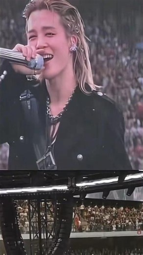 Jimin with new hairstyle😭 Brussels Concert D1🔥