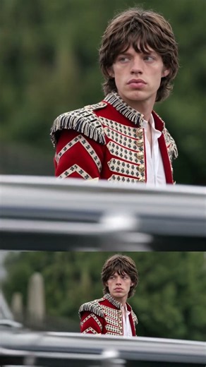 Mick & line of black cars | Paint It Black | Rolling Stones #rollingstones #mickjagger #paintitblack