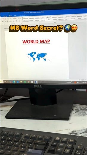 Want to design a clean and professional world map using just Microsoft Word?
