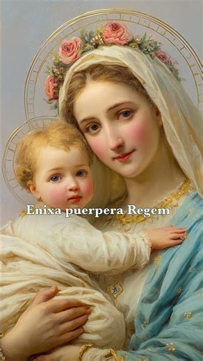 "Salve Sancta Parens", a Christmas chant honoring Mary 🙏🏻