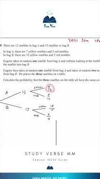 Edexcel IGCSE Math B Hard Probability Question — Step-by-Step Exam-Style Solution