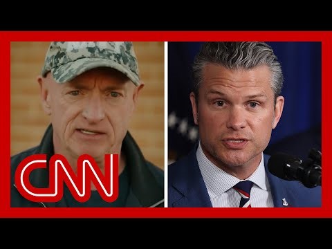 Hear Sen. Mark Kelly’s response to Pete Hegseth moving to cut his retirement pay