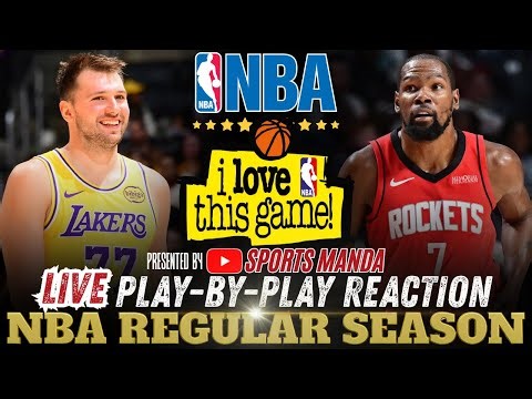 🔴LAKERS VS ROCKETS │ 2025-26 NBA REGULAR SEASON Basketball Play-By-Play Reaction & Scoreboard