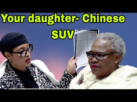 Dereleen James Grilling Minister Tolashe about her daughter, Chinese SUV & Food aid.