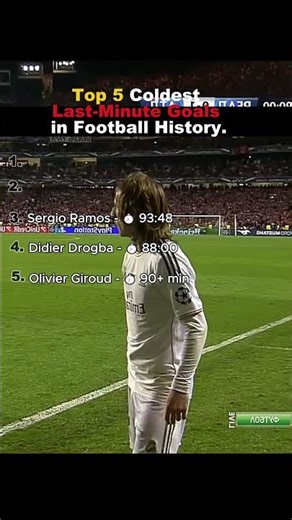 Top 5 Last Minutes Goals In Football History