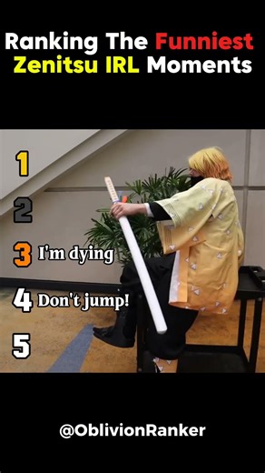 Ranking The Funniest Zenitsu IRL Moments #usa