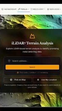Don't let detecting locations go unnoticed. iLiDAR's clean interface reads the terrain for you.