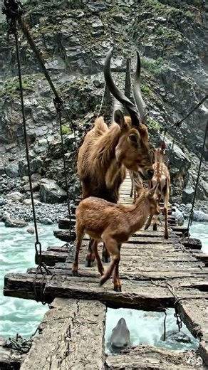 Shark Jumps From River and Takes Baby Deer Under Wooden Bridge 😱 | Realistic Wildlife Survival 8K