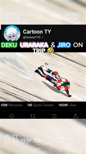 DEKU URARAKA & JIRO ON TRIP 🤣🤩 | #anime #myheroacademia #mha #mhaedit #shorts