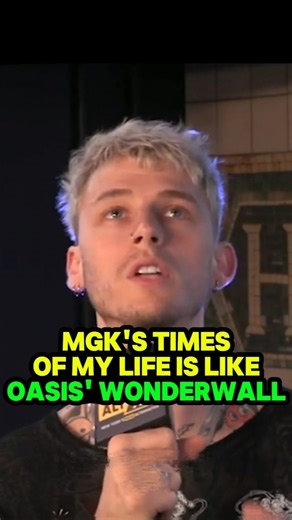 machine gun kelly updates / fan page on Instagram: "Here it is. mgk's "times of my life" is like Oasis' "Wonderwall." 📝: mgk finally dropped his most famous unreleased song, "times of my life," on January 2, 2026. mgk recorded the song 8 years ago. mgk posted a clip from the "times of my life" music video with the caption "I recorded this in 2018, it leaked years ago and went viral in my fan base too many times so today I am releasing it." mgk also wrote on X (formerly Twitter) about the song, 