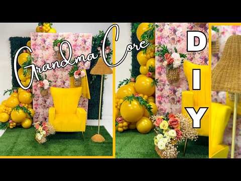 DIY GRANDMA-CORE BACKDROP! Easy Mother’s Day & Easter Decor on a Budget
