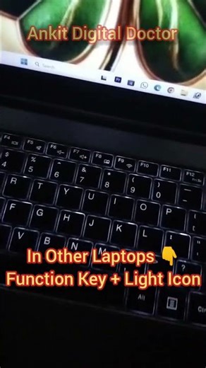 Andhere Se Nahi Dare, Keyboard ki light open kare is Easy Method Se |Ankit Digital Doctor|