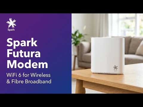 Spark Futura Modem | WiFi 6 for Wireless & Fibre Broadband | Spark NZ