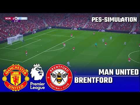 Manchester United vs Brentford | English Premier League | PES 2021 Simulation
