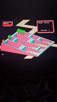 Me playing Atari Crystal Castles arcade game on my Tempest machine (Arcade1Up) #Atari #Arcade