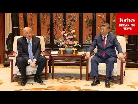 BREAKING NEWS: Trump And Xi Hold Final Talks In Beijing, China